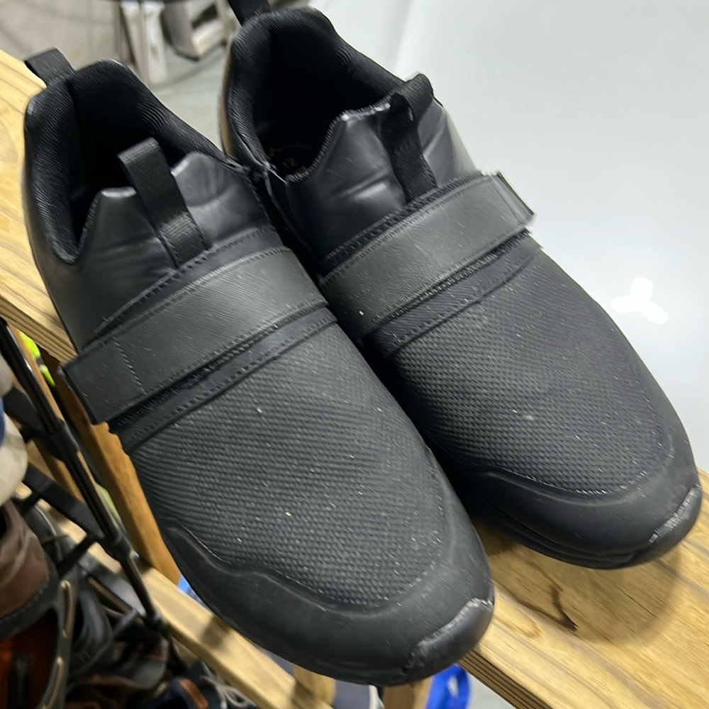 Mens Shoes size 12 Tred Safe Black Work Restaurant Non Slip Resistant Approved